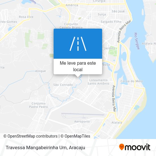 Travessa Mangabeirinha Um mapa