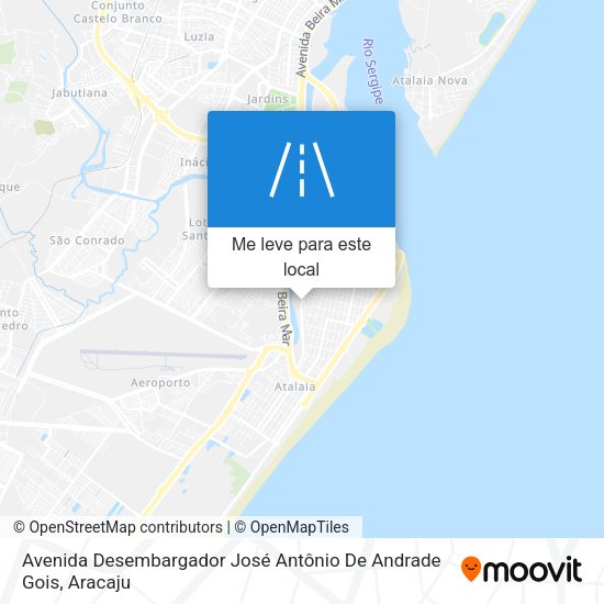 Avenida Desembargador José Antônio De Andrade Gois mapa