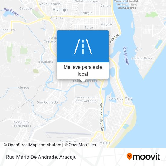 Rua Mário De Andrade mapa