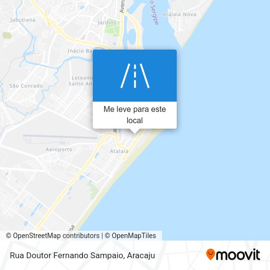 Rua Doutor Fernando Sampaio mapa
