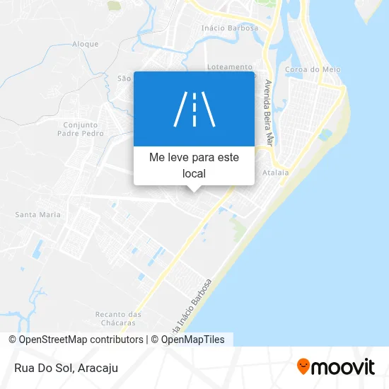 Rua Do Sol mapa