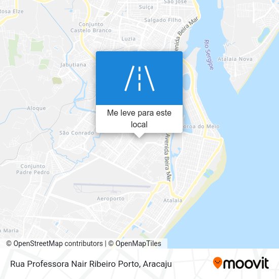 Rua Professora Nair Ribeiro Porto mapa