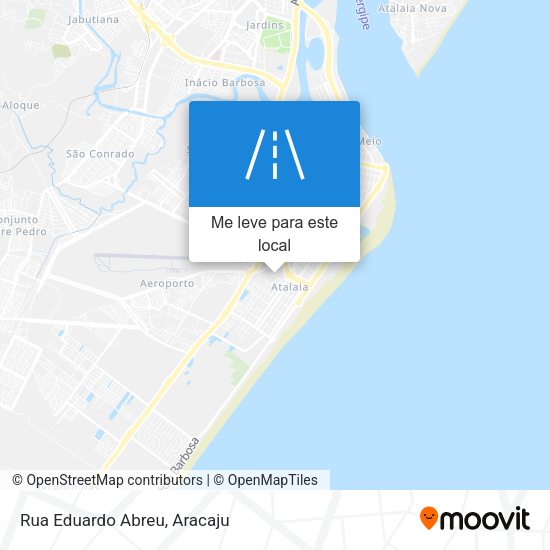 Rua Eduardo Abreu mapa