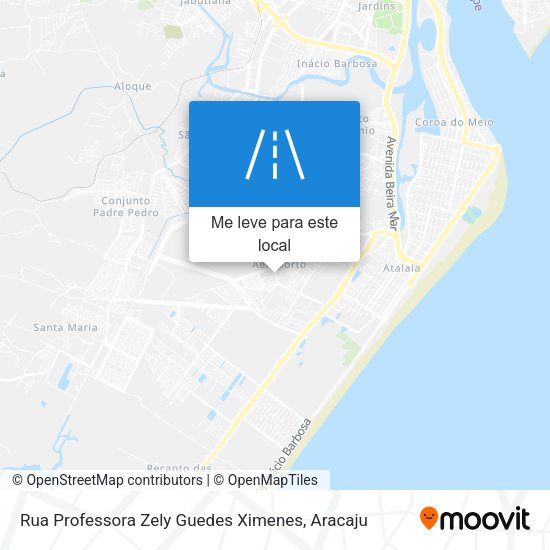 Rua Professora Zely Guedes Ximenes mapa