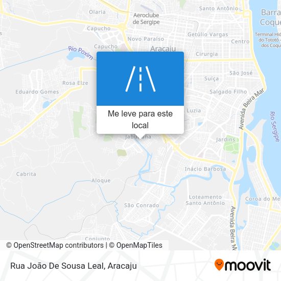 Rua João De Sousa Leal mapa