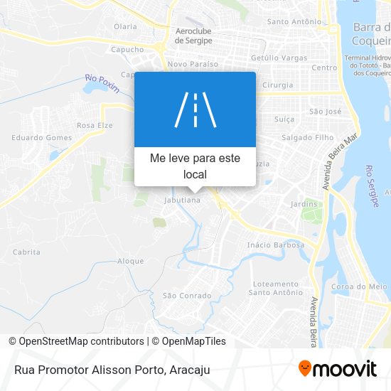 Rua Promotor Alisson Porto mapa
