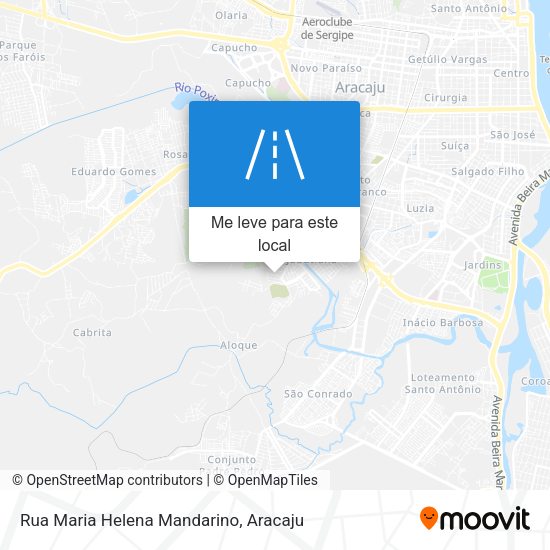 Rua Maria Helena Mandarino mapa