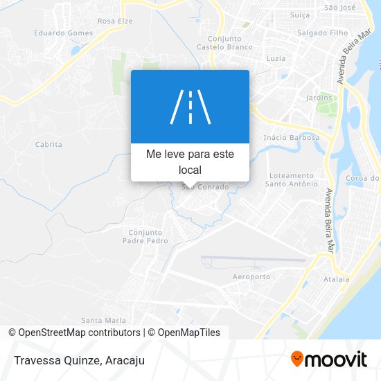 Travessa Quinze mapa