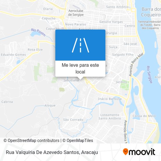 Rua Valquíria De Azevedo Santos mapa