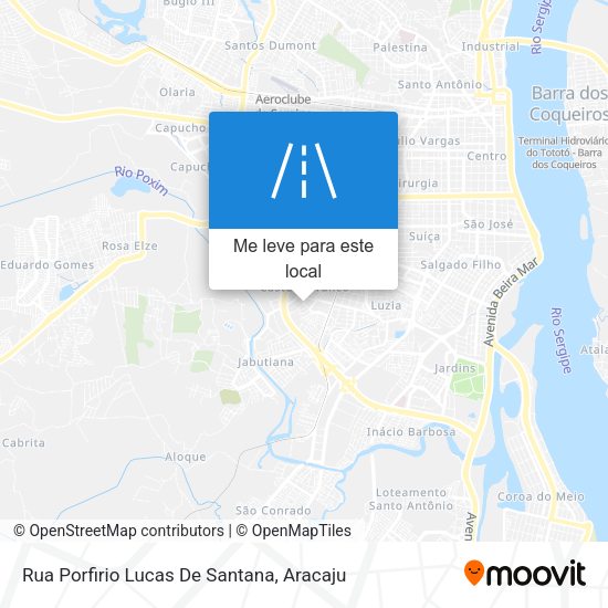 Rua Porfirio Lucas De Santana mapa