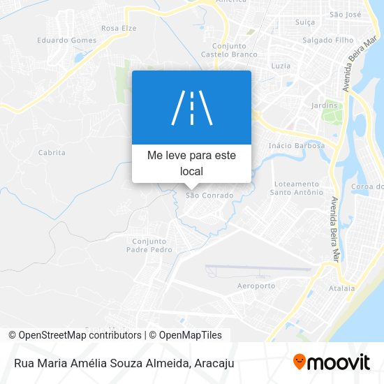 Rua Maria Amélia Souza Almeida mapa