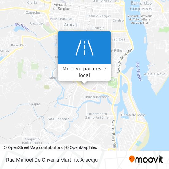 Rua Manoel De Oliveira Martins mapa