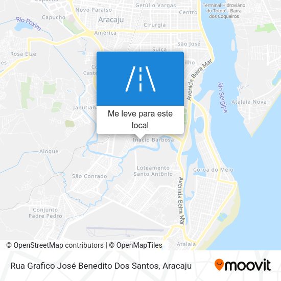 Rua Grafico José Benedito Dos Santos mapa