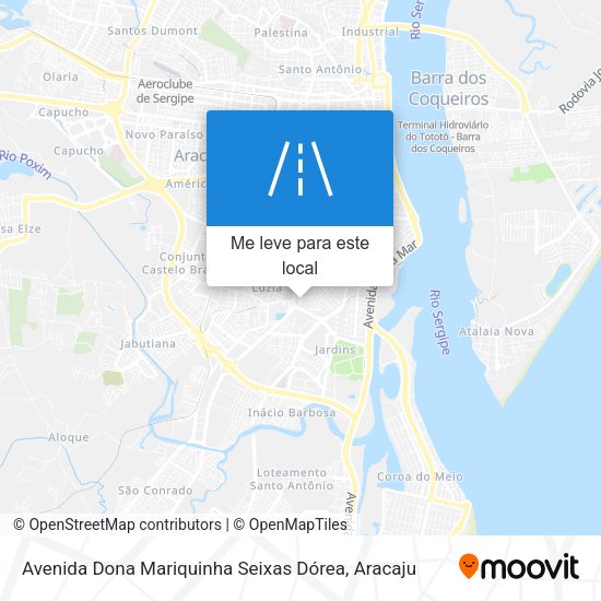 Avenida Dona Mariquinha Seixas Dórea mapa