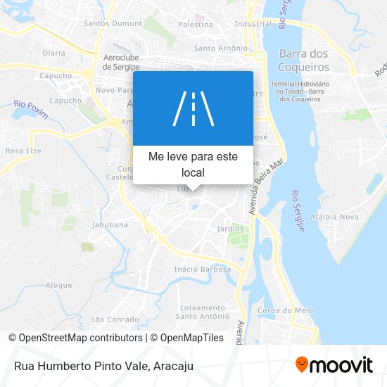 Rua Humberto Pinto Vale mapa