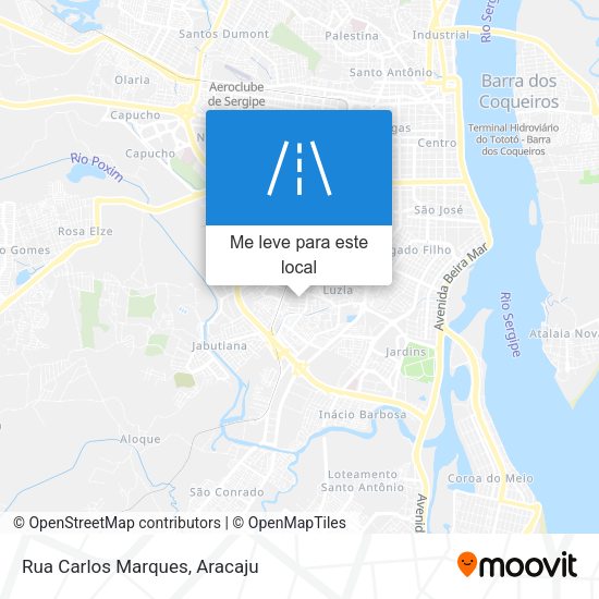 Rua Carlos Marques mapa
