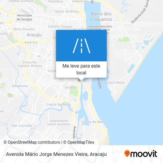 Avenida Mário Jorge Menezes Vieira mapa