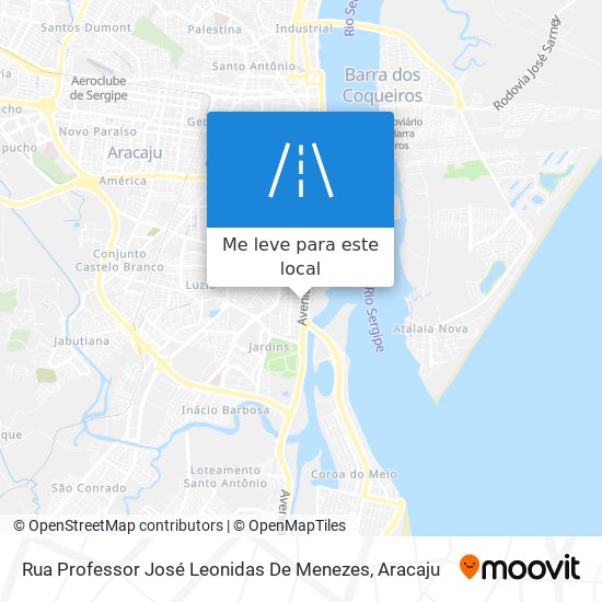 Rua Professor José Leonidas De Menezes mapa