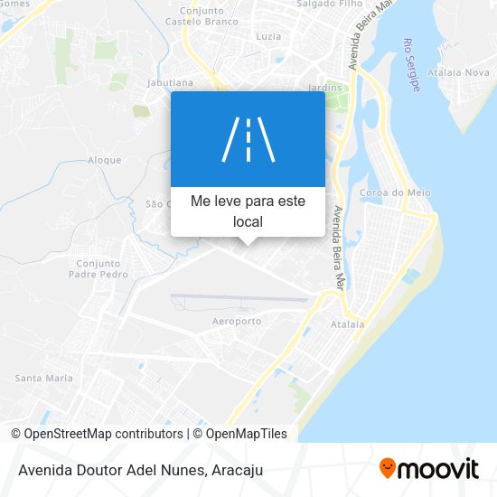 Avenida Doutor Adel Nunes mapa