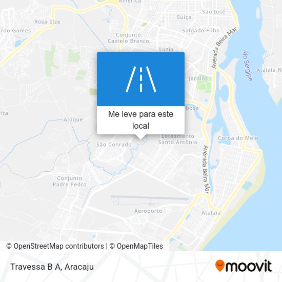 Travessa B A mapa