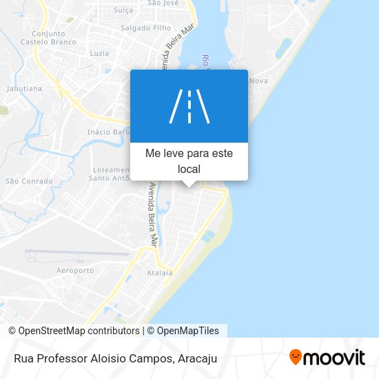 Rua Professor Aloisio Campos mapa