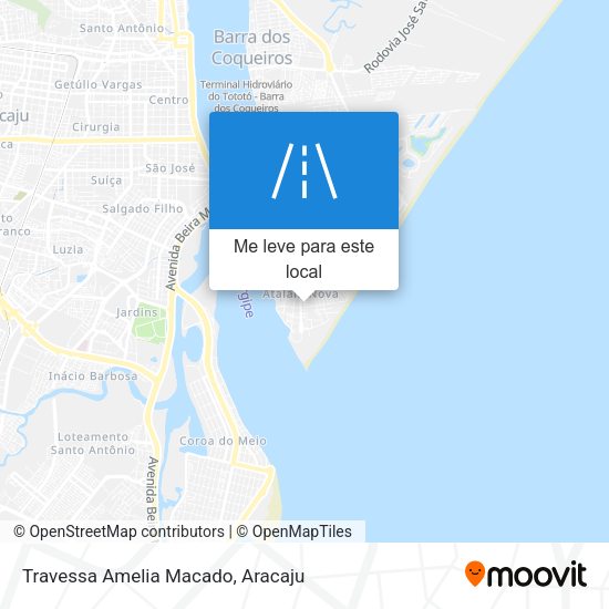 Travessa Amelia Macado mapa
