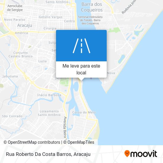 Rua Roberto Da Costa Barros mapa