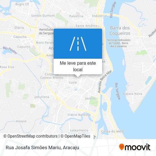 Rua Josafa Simões Mariu mapa