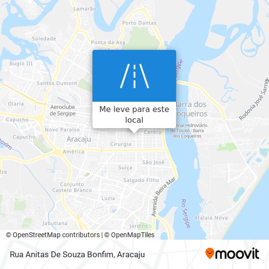 Rua Anitas De Souza Bonfim mapa