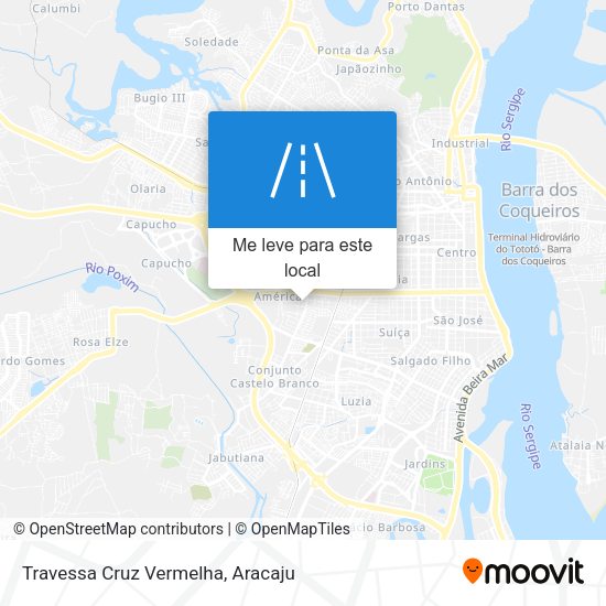 Travessa Cruz Vermelha mapa