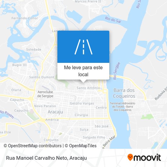 Rua Manoel Carvalho Neto mapa