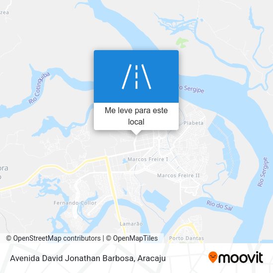 Avenida David Jonathan Barbosa mapa