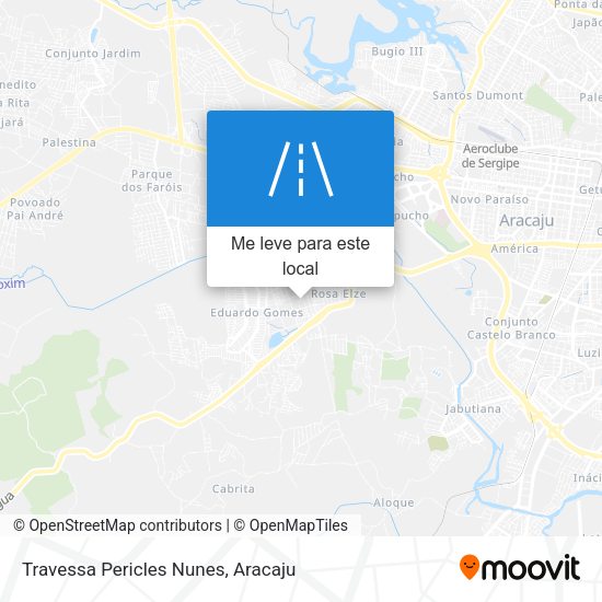 Travessa Pericles Nunes mapa