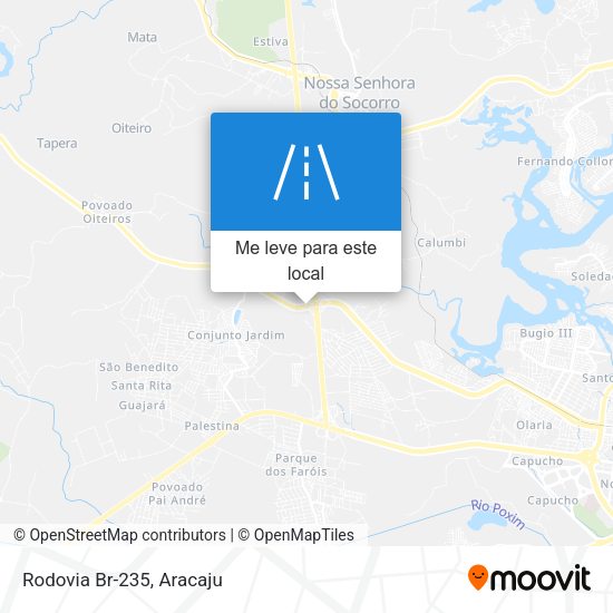 Rodovia Br-235 mapa