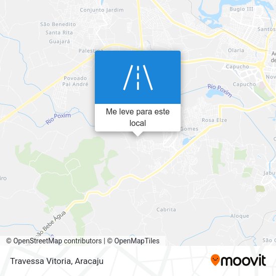 Travessa Vitoria mapa