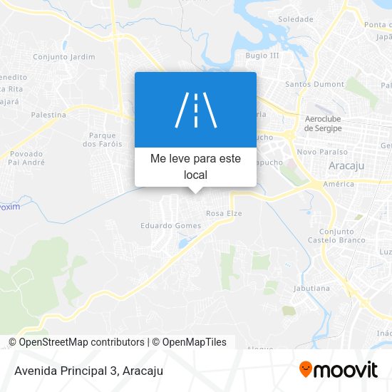 Avenida Principal 3 mapa