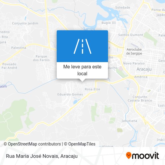 Rua Maria José Novais mapa