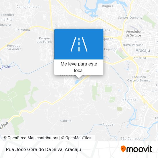 Rua José Geraldo Da Silva mapa
