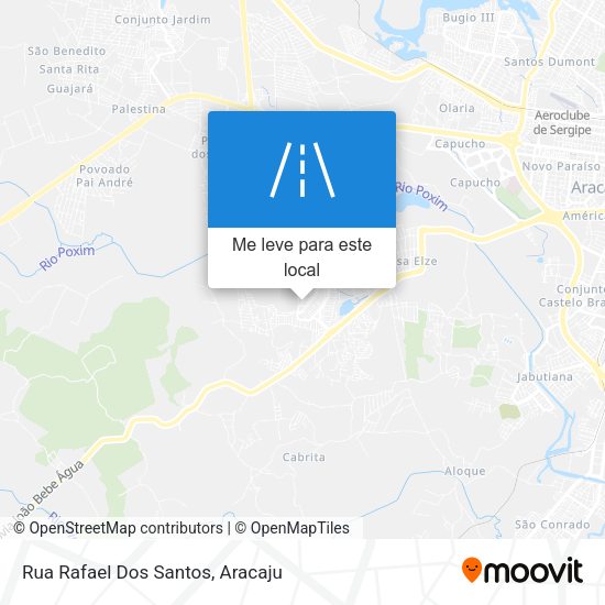 Rua Rafael Dos Santos mapa
