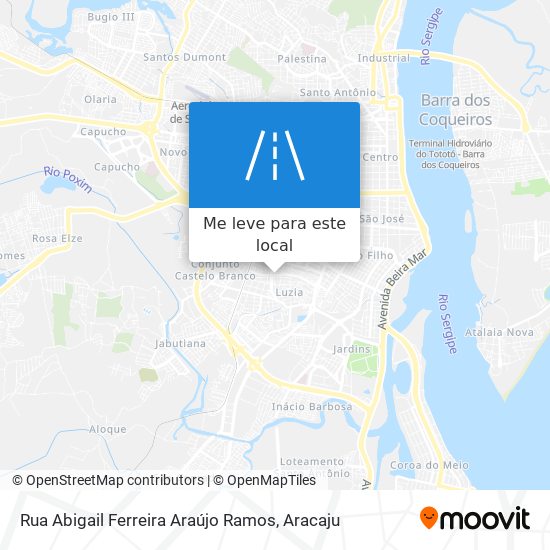 Rua Abigail Ferreira Araújo Ramos mapa