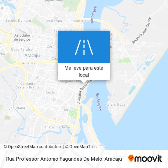 Rua Professor Antonio Fagundes De Melo mapa