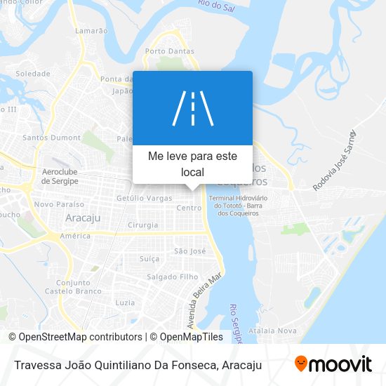 Travessa João Quintiliano Da Fonseca mapa