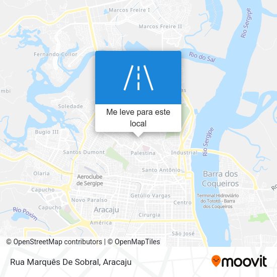 Rua Marquês De Sobral mapa
