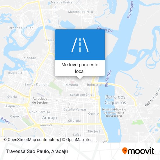 Travessa Sao Paulo mapa