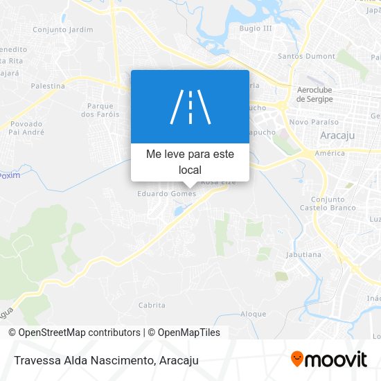 Travessa Alda Nascimento mapa