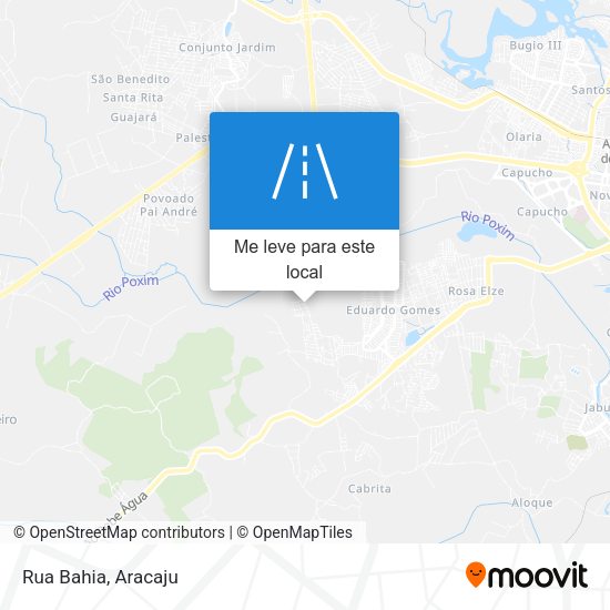 Rua Bahia mapa