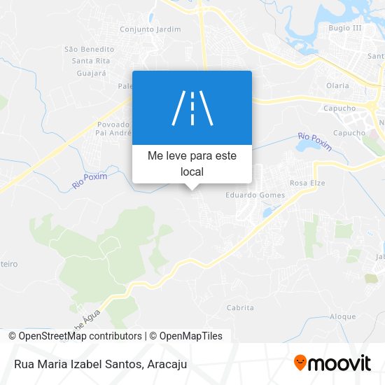 Rua Maria Izabel Santos mapa