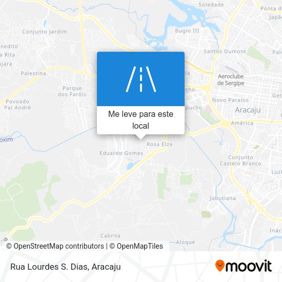 Rua Lourdes S. Dias mapa
