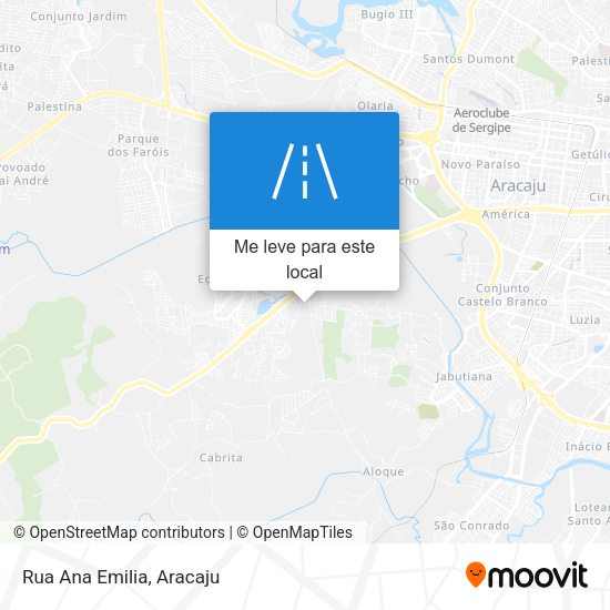 Rua Ana Emilia mapa