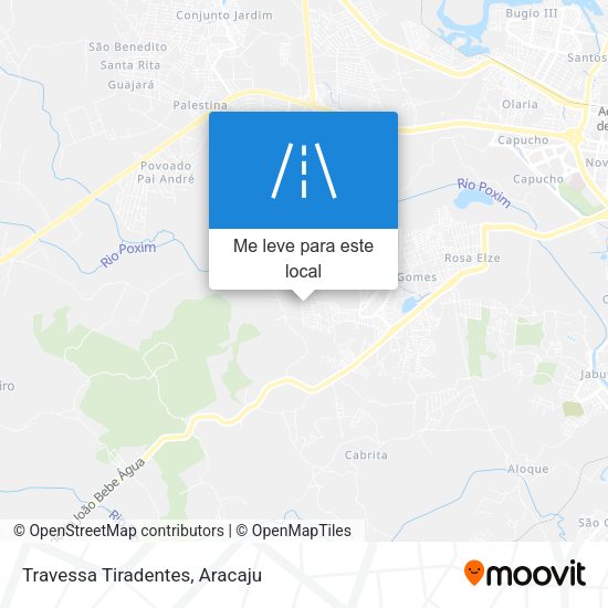 Travessa Tiradentes mapa